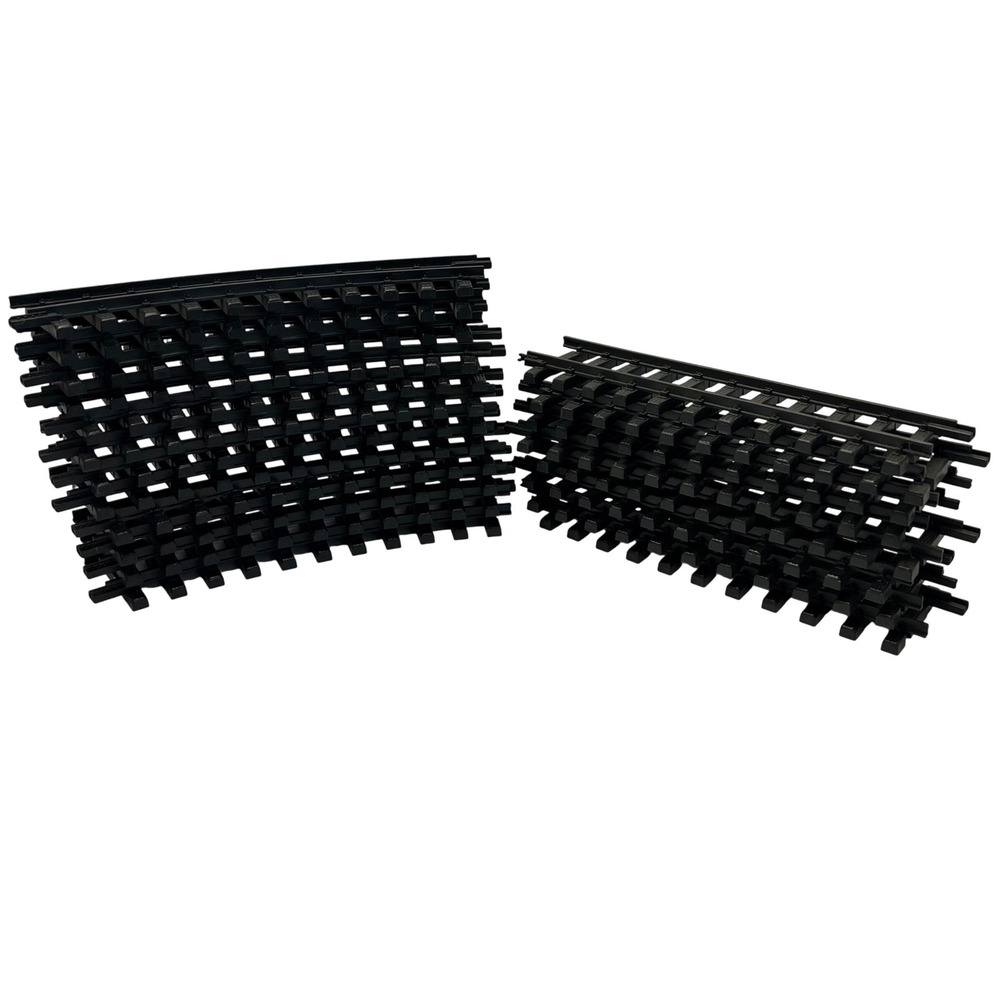 Bachmann Big Haulers G Scale Track Lot 8 Straight 12 Curved Black Plastic VTG